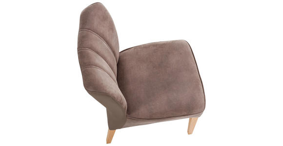 STUHL in Holz, Textil Braun, Eichefarben - Eichefarben/Braun, KONVENTIONELL, Holz/Textil (52/90/64cm) - Cantus