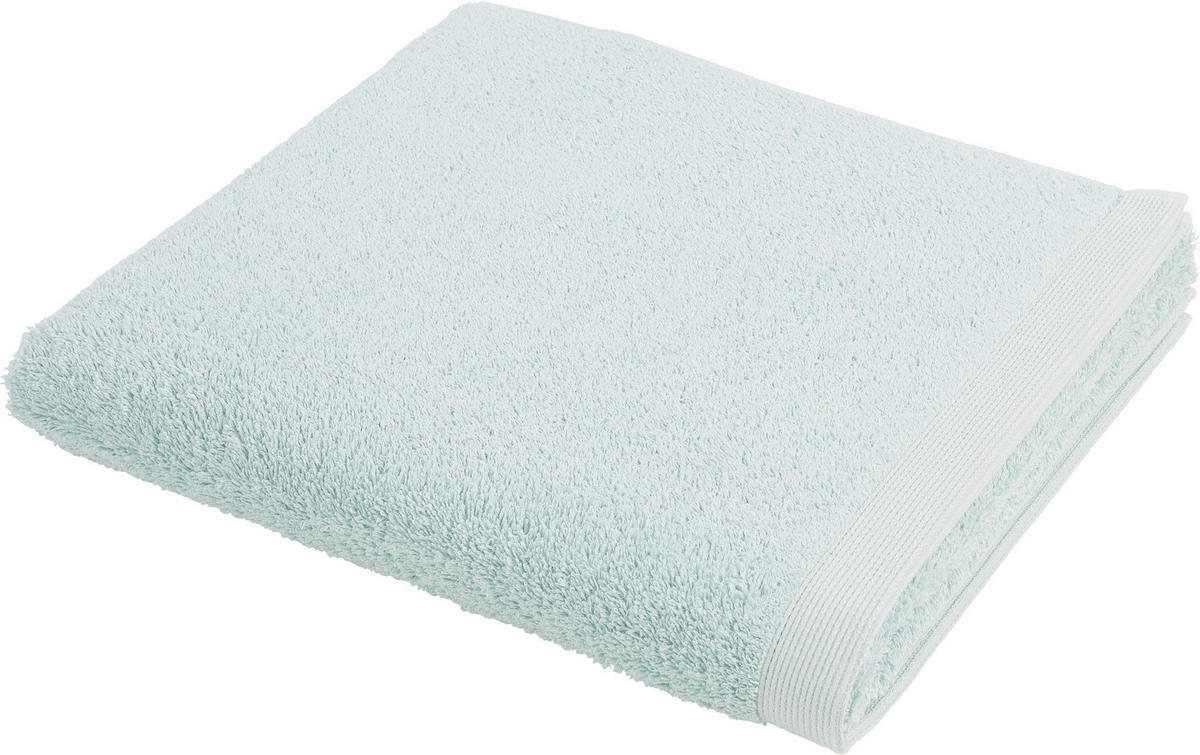 DUSCHTUCH High Line 67/140 cm  - Hellblau, Basics, Textil (67/140cm) - Vossen