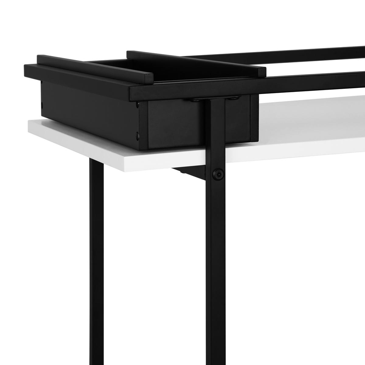 SERVIERWAGEN in Schwarz, Weiß  - Schwarz/Weiß, Basics, Holzwerkstoff/Metall (74/81/53,5cm) - MID.YOU