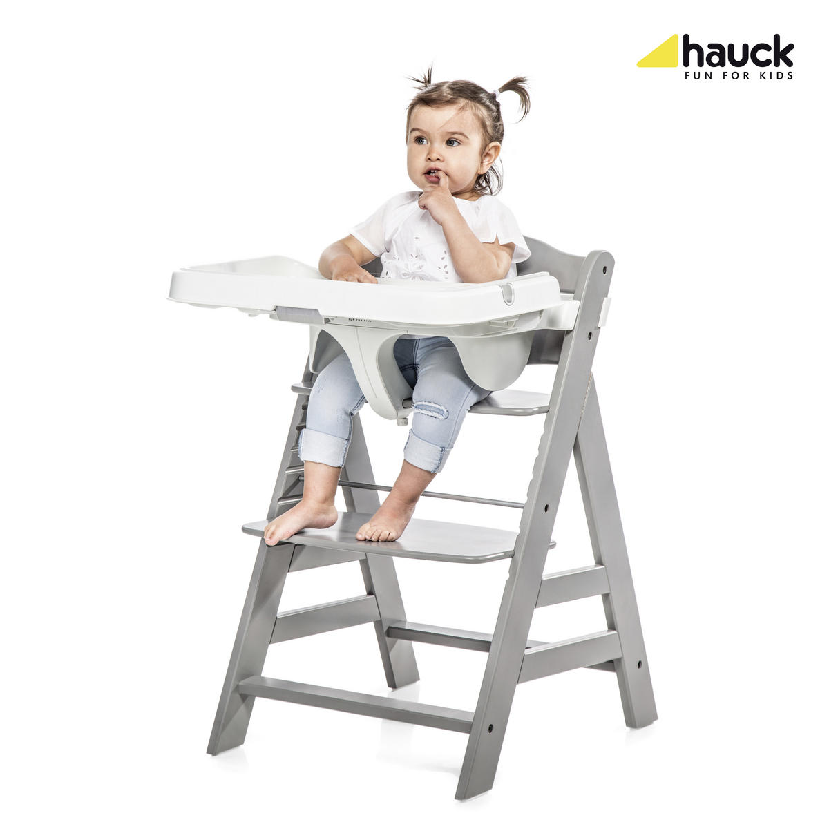 ESS- UND SPIELBRETT ALPHA TRAY  - Weiß, Trend, Kunststoff (46/56,5/22,5cm) - Hauck