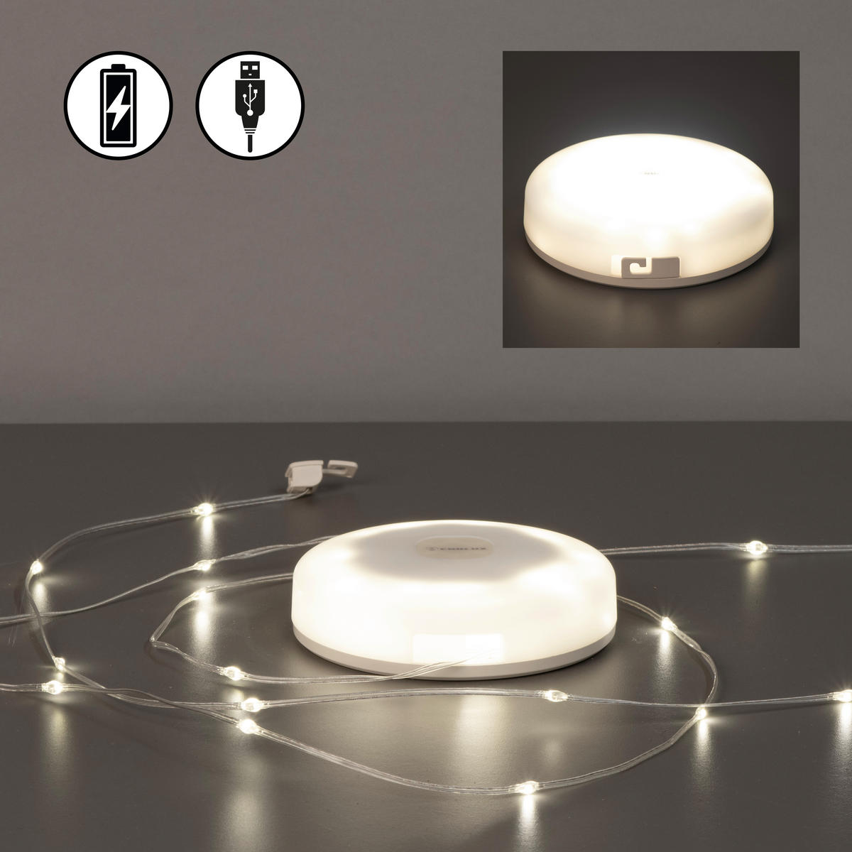 LICHTERKETTE 1000 cm  - MODERN, Kunststoff (1000cm)