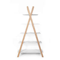 REGAL  90/170/35 cm Naturfarben, Weiß  - Naturfarben/Weiß, Design, Holz/Holzwerkstoff (90/170/35cm) - Livetastic