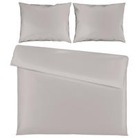 POSTELJNINA SENA 200/200 cm saten siva  - siva, Basics, tekstil (200/200cm) - Novel
