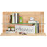 WANDREGAL - Chromfarben/Erlefarben, Natur, Glas/Holz - Linea Natura WANDREGAL - Chromfarben/Erlefarben, Natur, Glas/Holz - Linea Natura