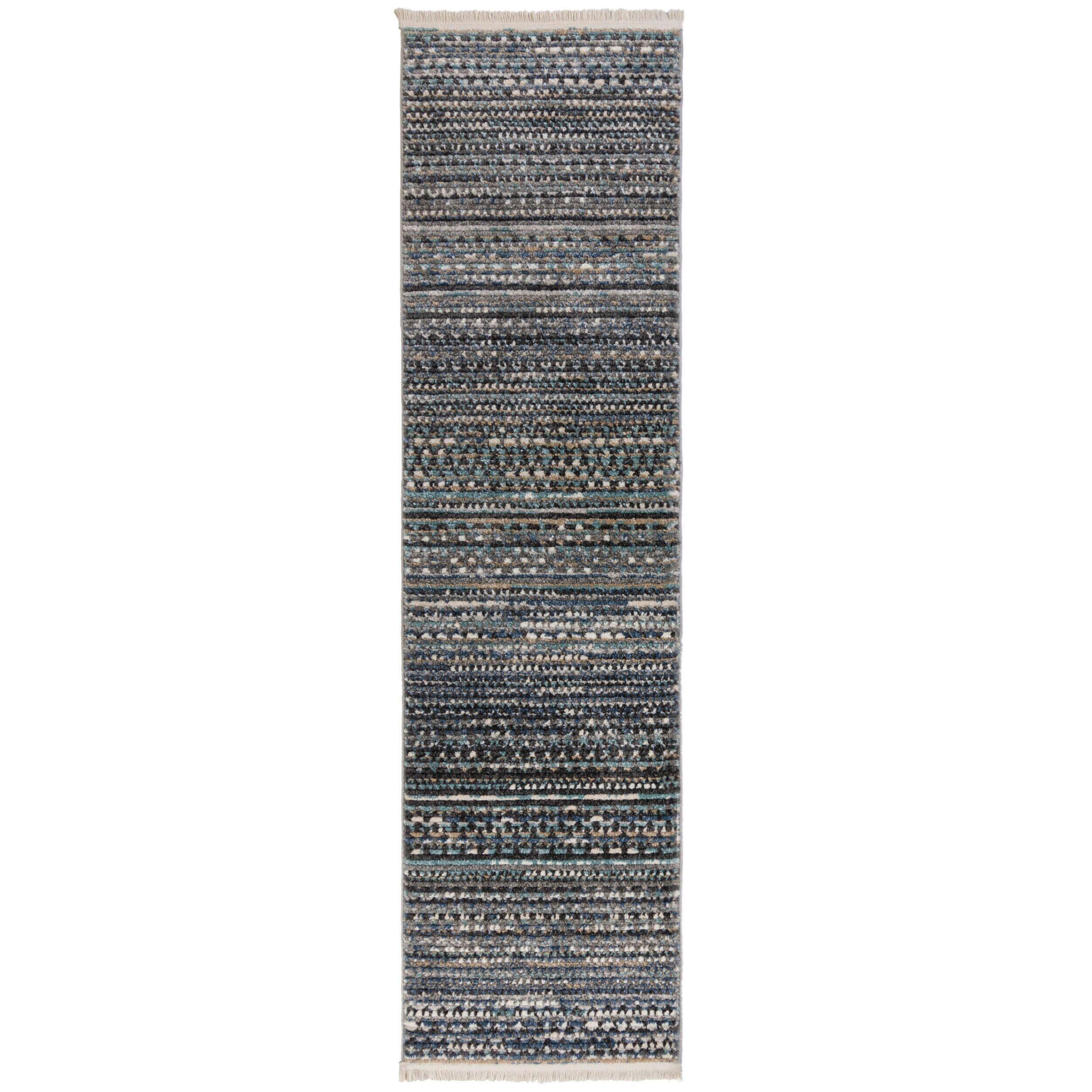 LÄUFER 60/230 cm Santiago  - Blau, Basics, Textil (60/230cm) - Xora