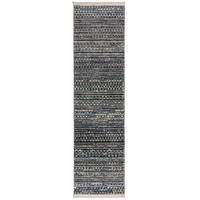 LÄUFER 60/230 cm Santiago Blau  - Blau, Basics, Textil (60/230cm)
