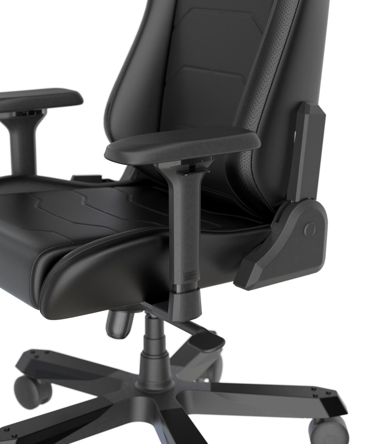 GAMINGSTUHL  in Lederlook Schwarz  - Schwarz, KONVENTIONELL, Textil/Metall (70/133/70cm) - Dxracer