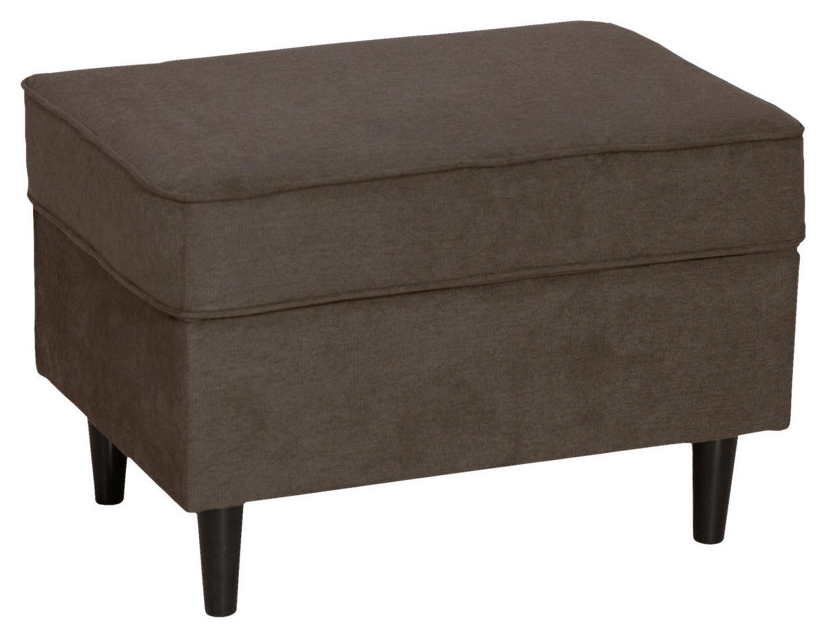 ÜLŐKE - sötétbarna, Basics, textil/fa (76/53/35cm) - Carryhome