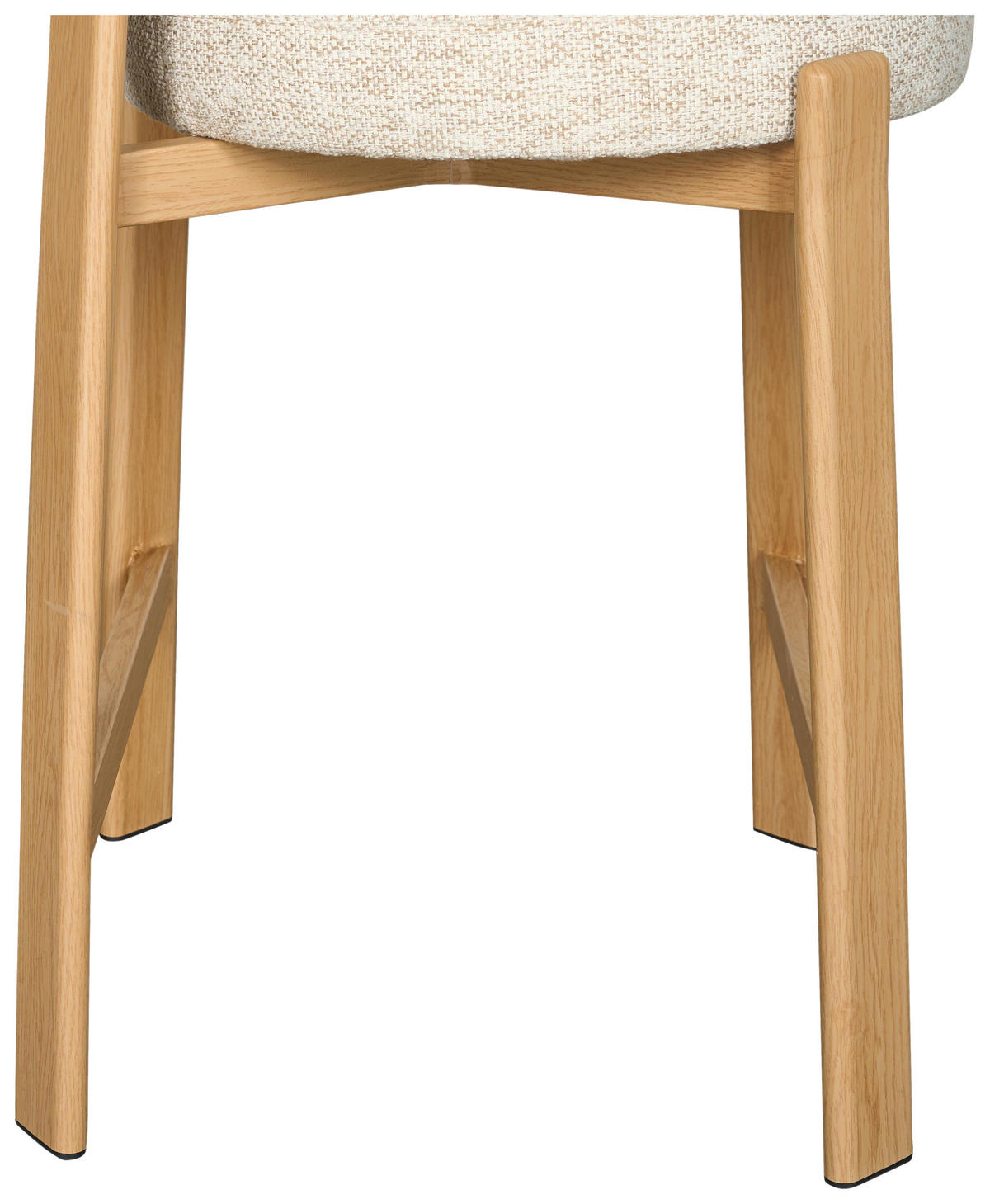 BARSKA STOLICA  boje hrasta, bež  metal, tekstil      - boje hrasta/bež, Moderno, metal/tekstil (52/90,5/53,5cm) - Livetastic