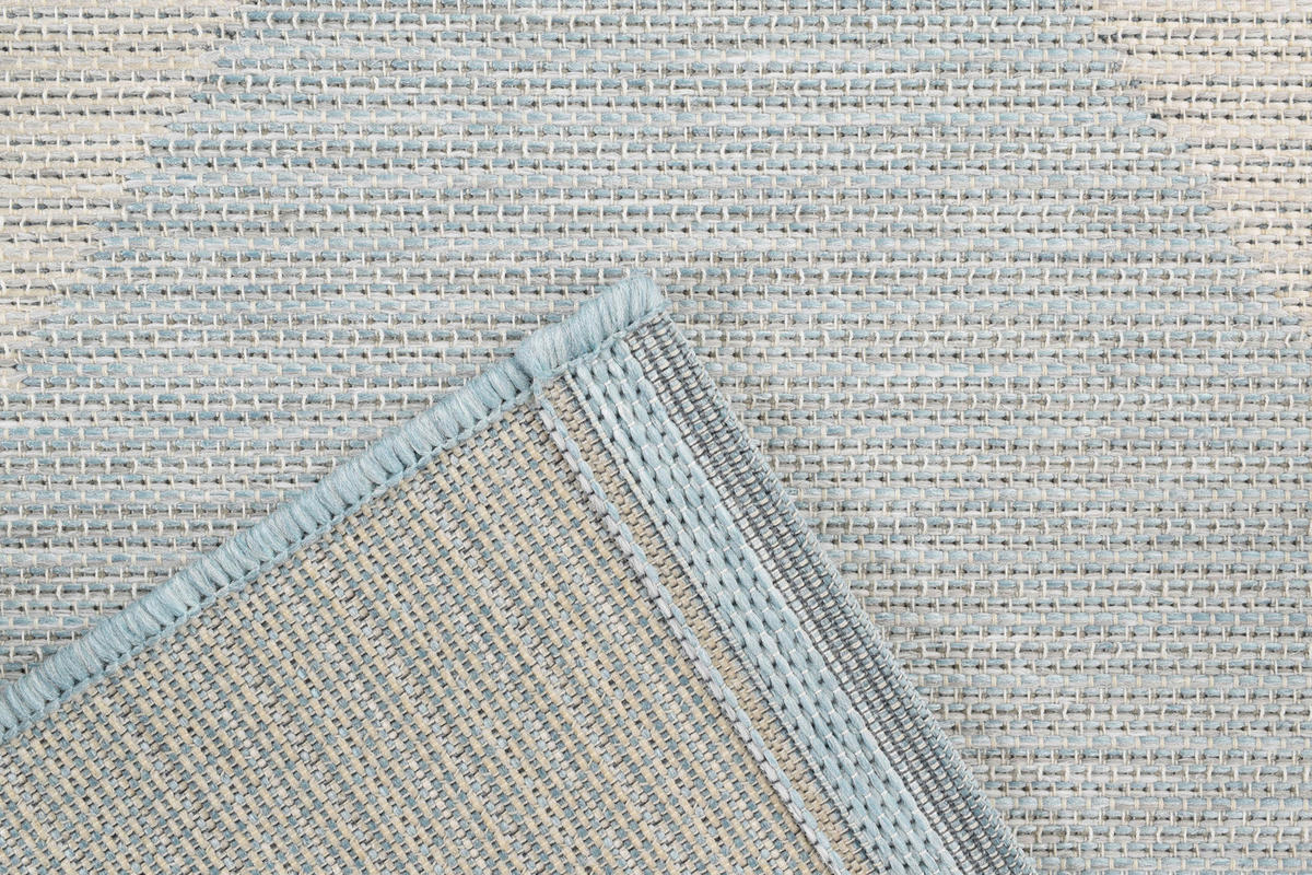 FLACHWEBETEPPICH 80/150 cm Amalfi Blau, Hellblau  - Blau/Hellblau, Trend, Textil (80/150cm)