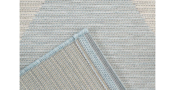 FLACHWEBETEPPICH 80/150 cm Amalfi  - Blau/Hellblau, Trend, Textil (80/150cm) - Novel