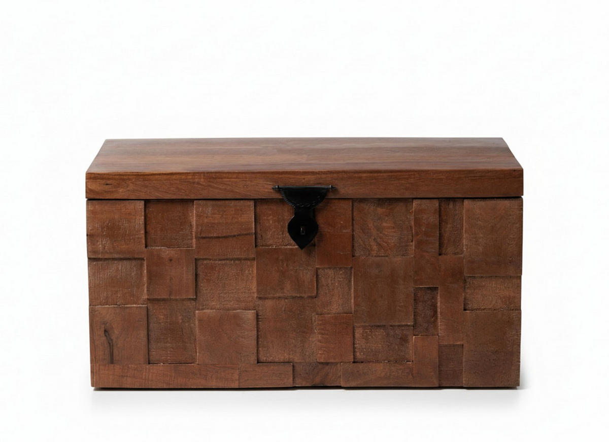 TRUHE - Naturfarben, Design, Holz (80/41/40cm) - Livetastic