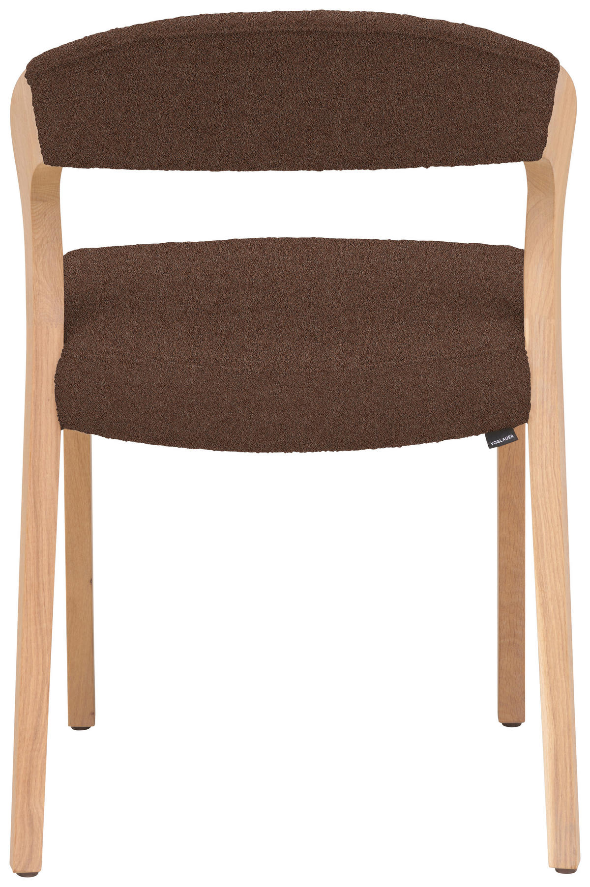 STUHL in Holz, Textil Kupferfarben, Wildeiche  - Wildeiche/Kupferfarben, Natur, Holz/Textil (55/79,5/55cm) - Voglauer