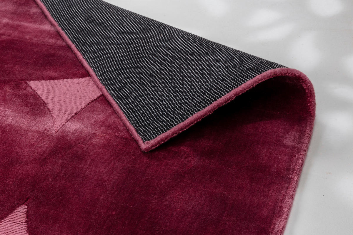 WEBTEPPICH 200/300 cm Circle Rot rechteckig  - Rot, Design, Textil (200/300cm) - Joop!