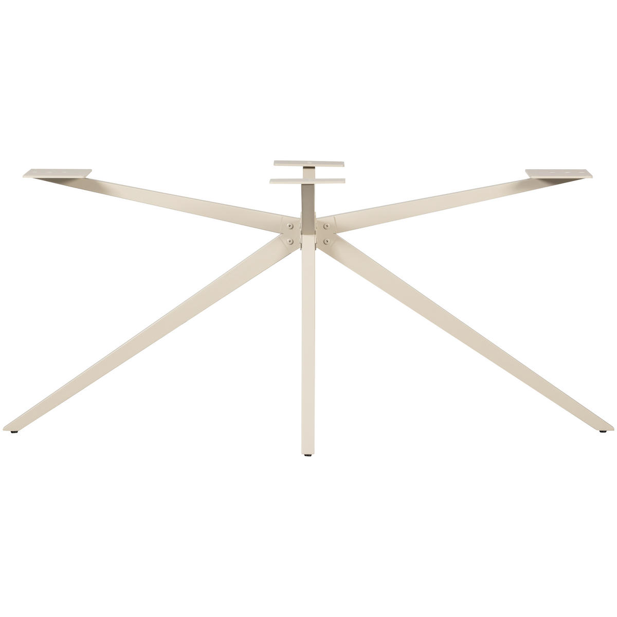 TISCHGESTELL   - Grau, MODERN, Metall (170/72/80cm) - Livetastic