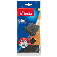 Vileda Power inox 2-pack - svart, Basics, metall (2,0/11,5/24,5cm) - Best Price