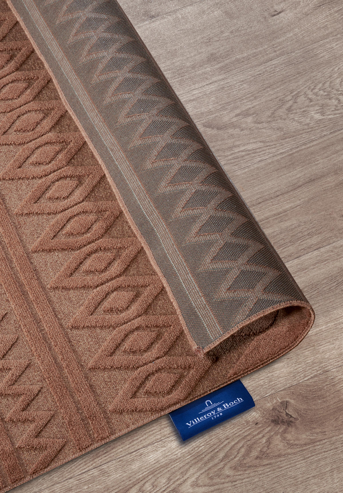 FLACHWEBETEPPICH 200/290 cm Kollektion 1879 Kupferfarben  - Kupferfarben, Design, Textil (200/290cm) - Villeroy & Boch