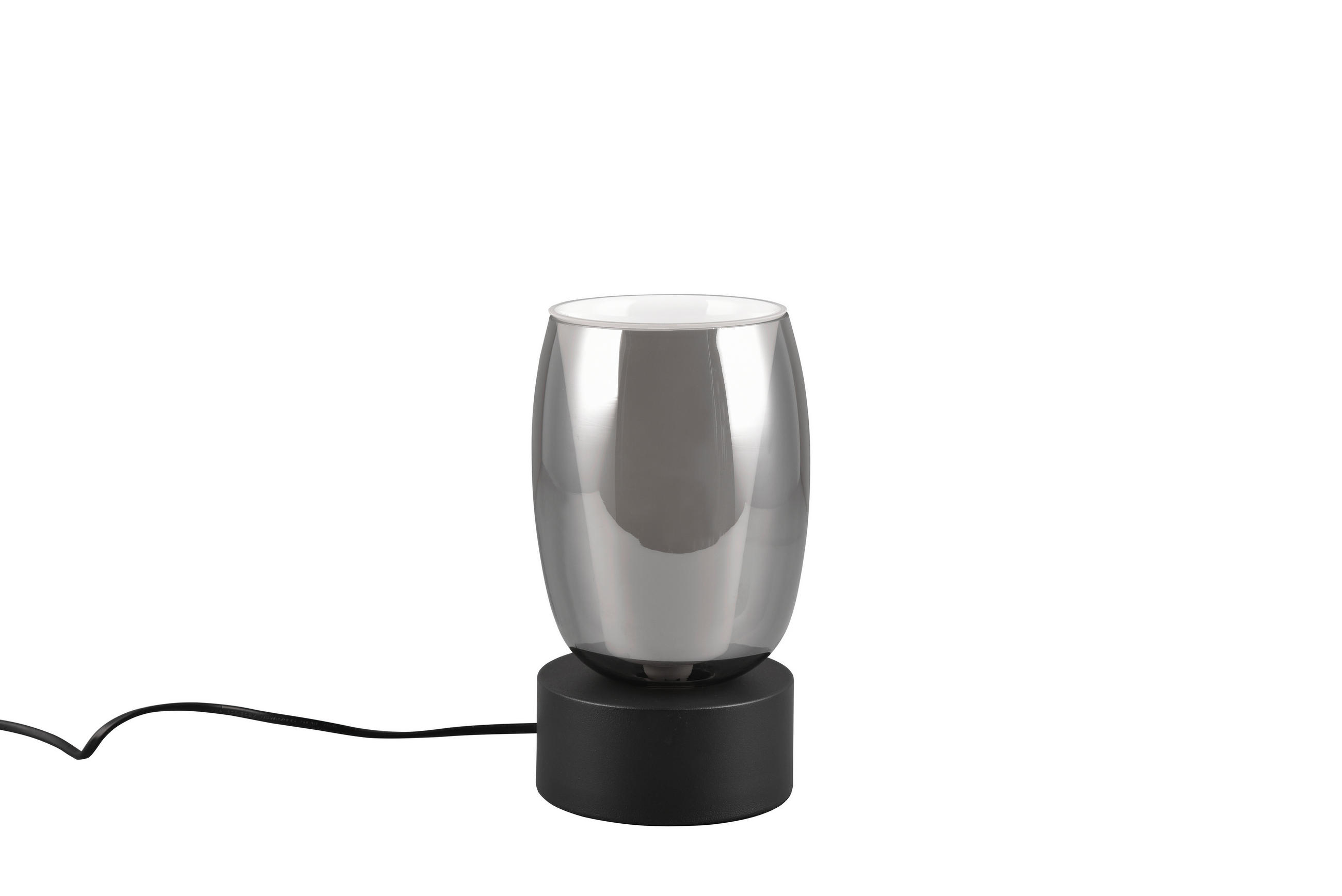 NAMIZNA SVETILKA  Barret      14/24 cm       - črna/bela, Trend, kovina/steklo (14/24cm)