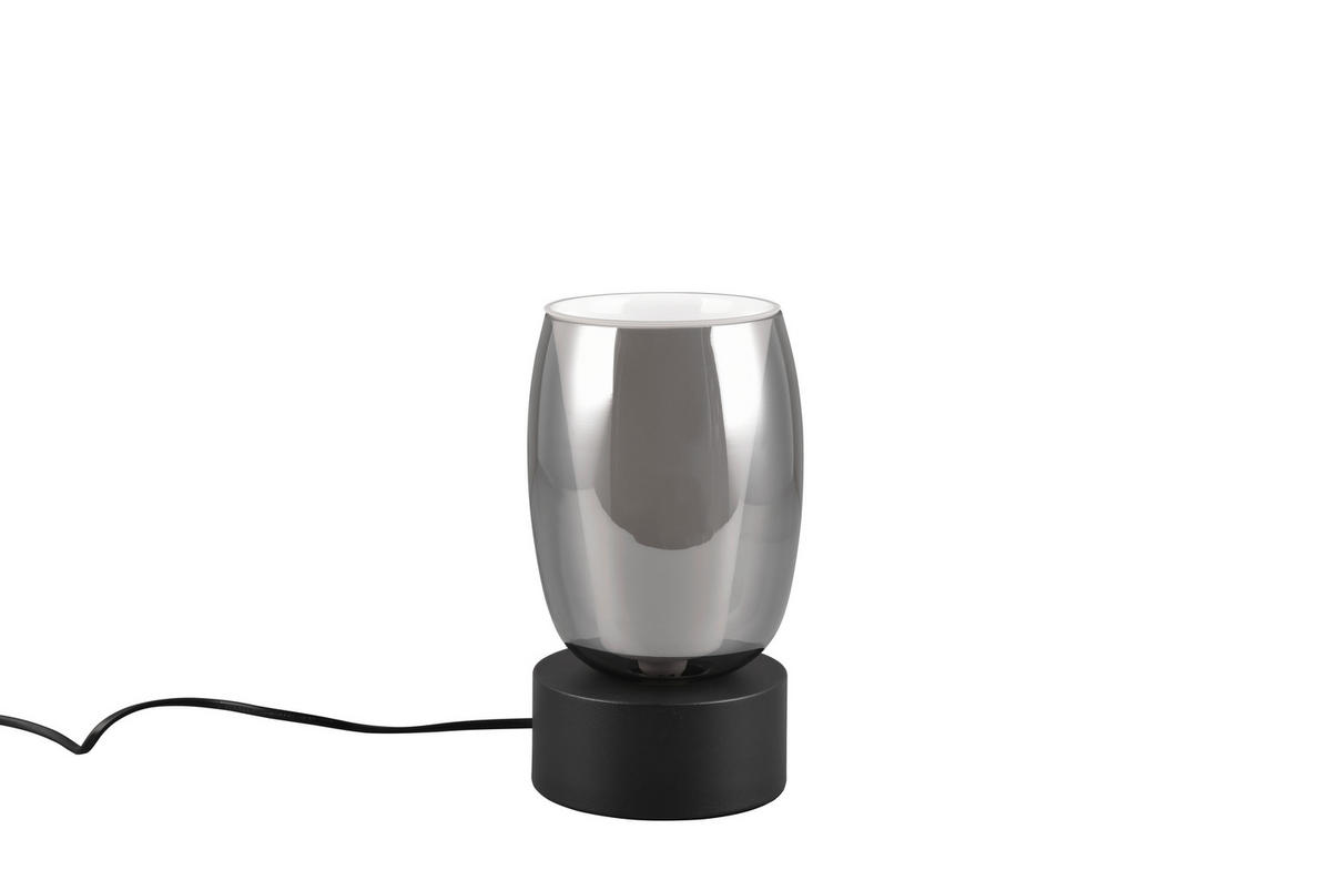 NAMIZNA SVETILKA  Barret      14/24 cm       - črna/bela, Trend, kovina/steklo (14/24cm)