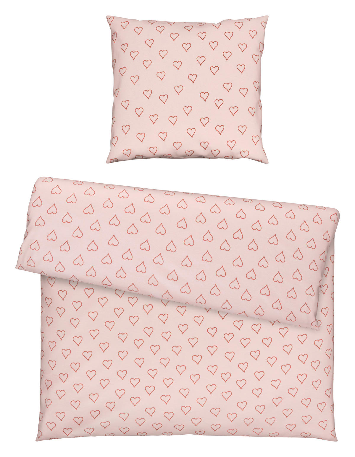 POSTELJINA ZA BEBE  80/80 cm     - pink, Basics, tekstil (80/80cm) - Patinio