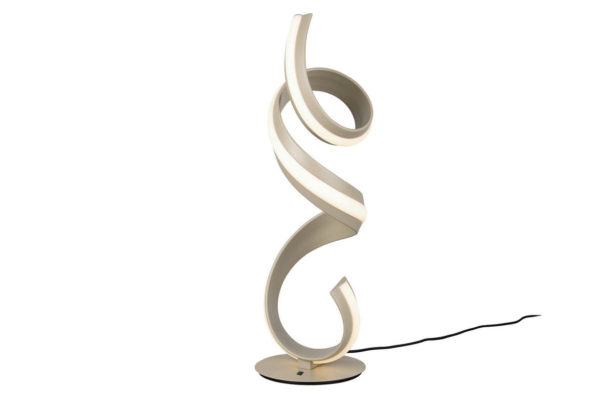 LED-TISCHLEUCHTE - Weiss/Beige, Design, Kunststoff/Metall (22/20/60,5cm) - Trio Leuchten