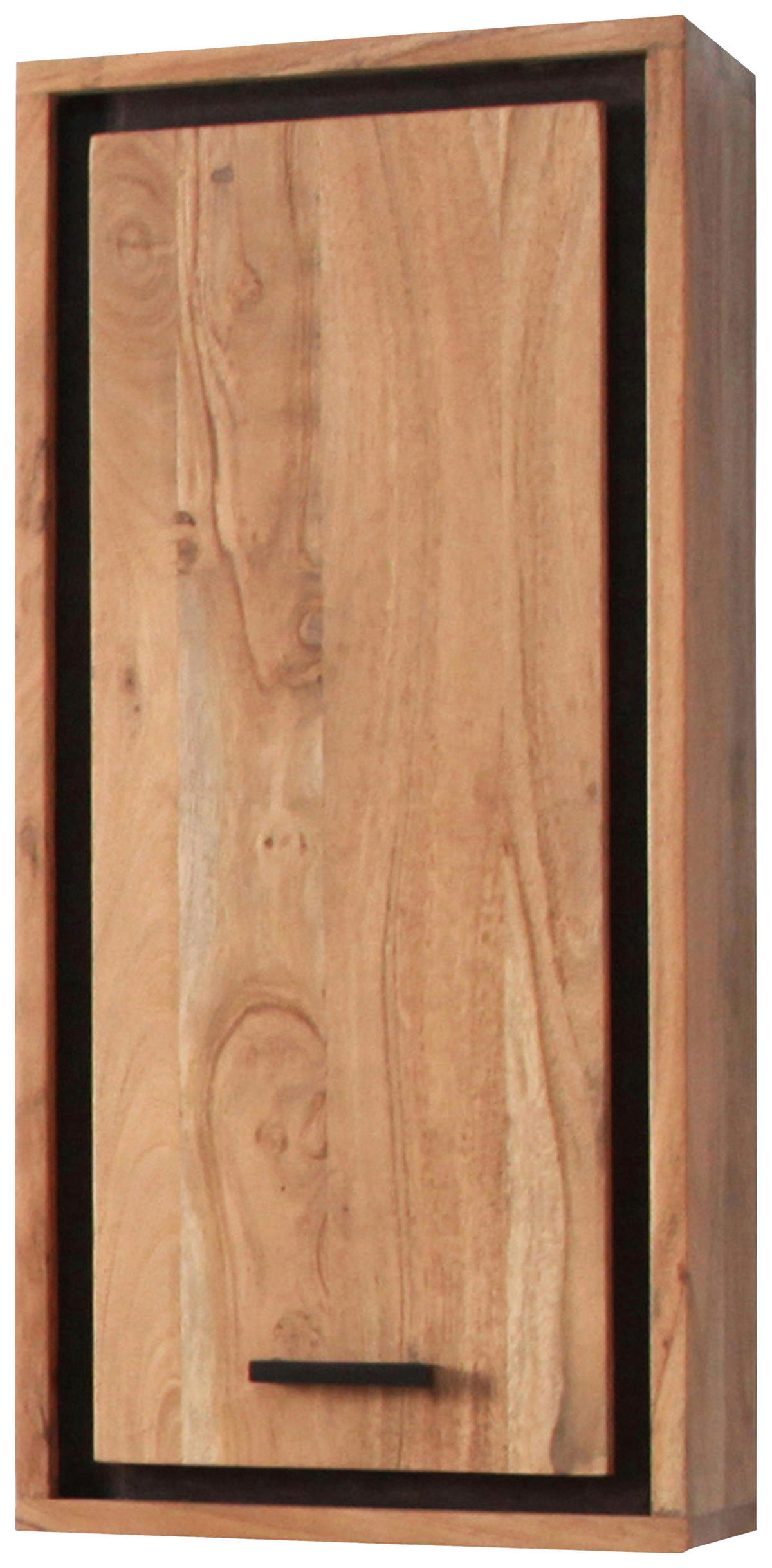 HÄNGESCHRANK 30/70/20 cm  - Schwarz/Akaziefarben, KONVENTIONELL, Holz/Metall (30/70/20cm) - Landscape