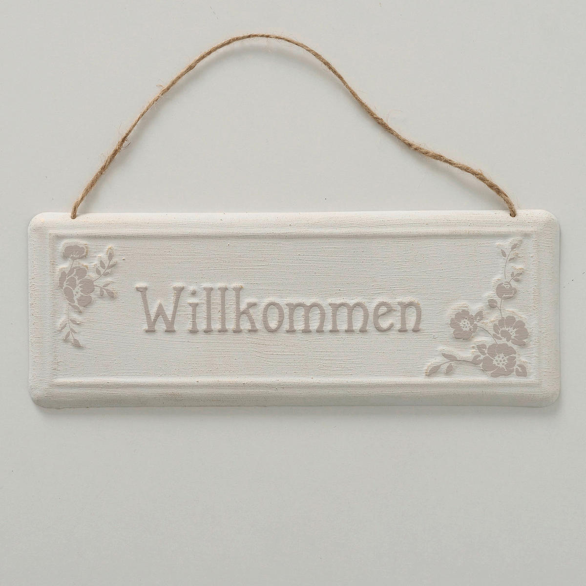 DEKOSCHILD 28/10 cm  - Beige/Creme, Basics, Metall (28/10cm)