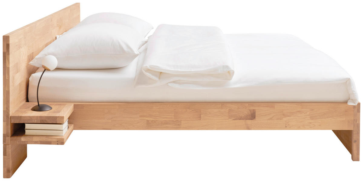 BETT 180/200 cm  Kernbuche   - Kernbuche, Natur, Holz (180/200cm) - MID.YOU