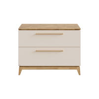 WICKELKOMMODE Stiene  - Eichefarben/Beige, Basics, Holzwerkstoff (123,30/92,10/57,20cm) - Paidi