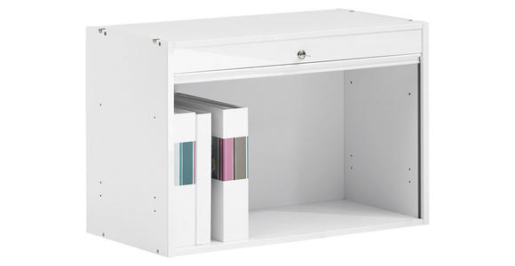 ROLLO-EINSATZ Weiß - Weiß, Design (76/51,4/39cm) - Voleo