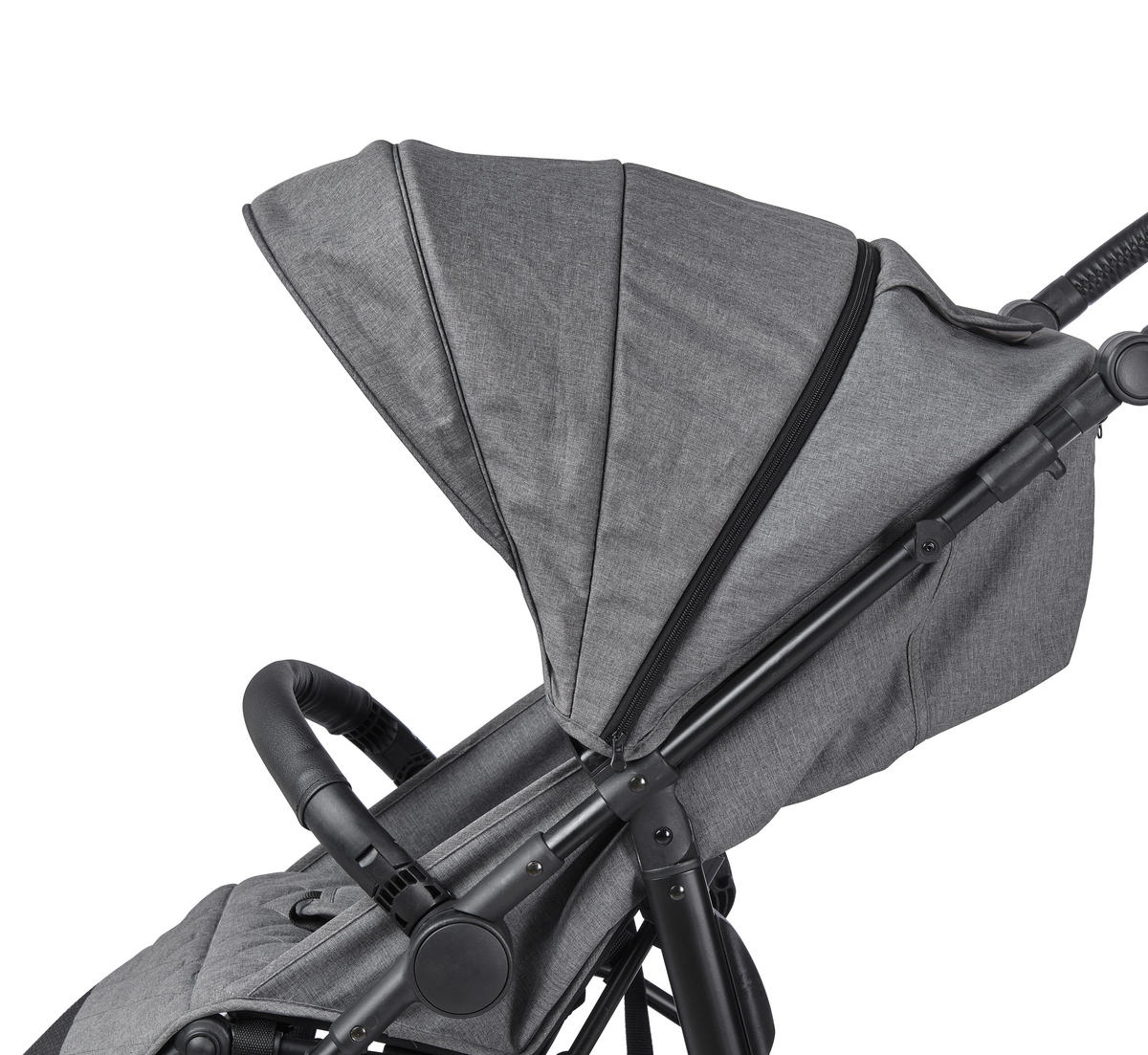 VOZIČEK MARELA  Spirit XL  siva  - črna/siva, Basics, kovina/tekstil (74/33/105cm) - Jimmylee