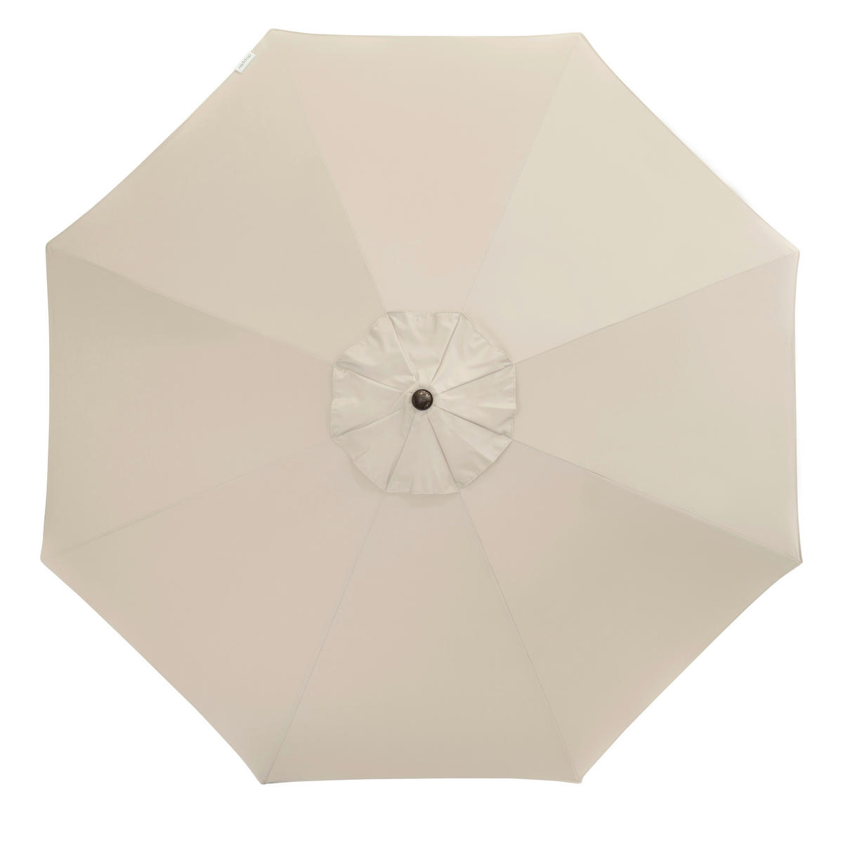 SONNENSCHIRM  350/350 cm  - Eschefarben/Naturfarben, Design, Textil/Metall (350/350cm) - Doppler