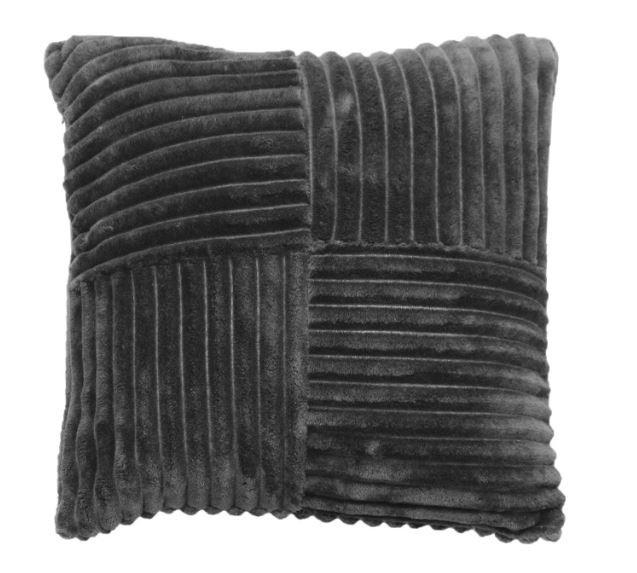 KUDDFODRAL 45/45 cm  - mörkgrå, Design, textil (45/45cm)