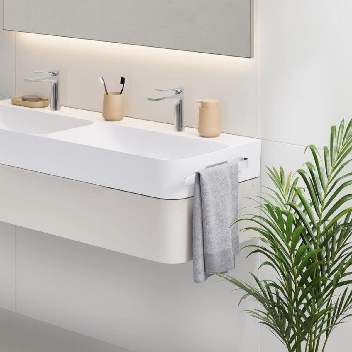 DRŽALO ZA BRISAČE - barve kroma, Basics, kovina (35cm) - Smedbo