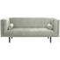 SOFA in Textil Hellgrau - Dunkelbraun/Hellgrau, Design, Holz/Textil (200/80/87cm) - Carryhome SOFA in Textil Hellgrau - Dunkelbraun/Hellgrau, Design, Holz/Textil (200/80/87cm) - Carryhome