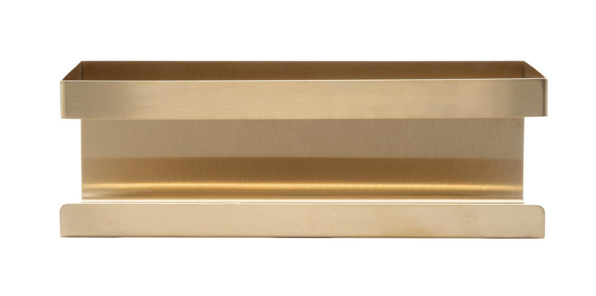 DUSCHABLAGE Metall  - Goldfarben, KONVENTIONELL, Metall (25/8/11,5cm) - Schöner Wohnen