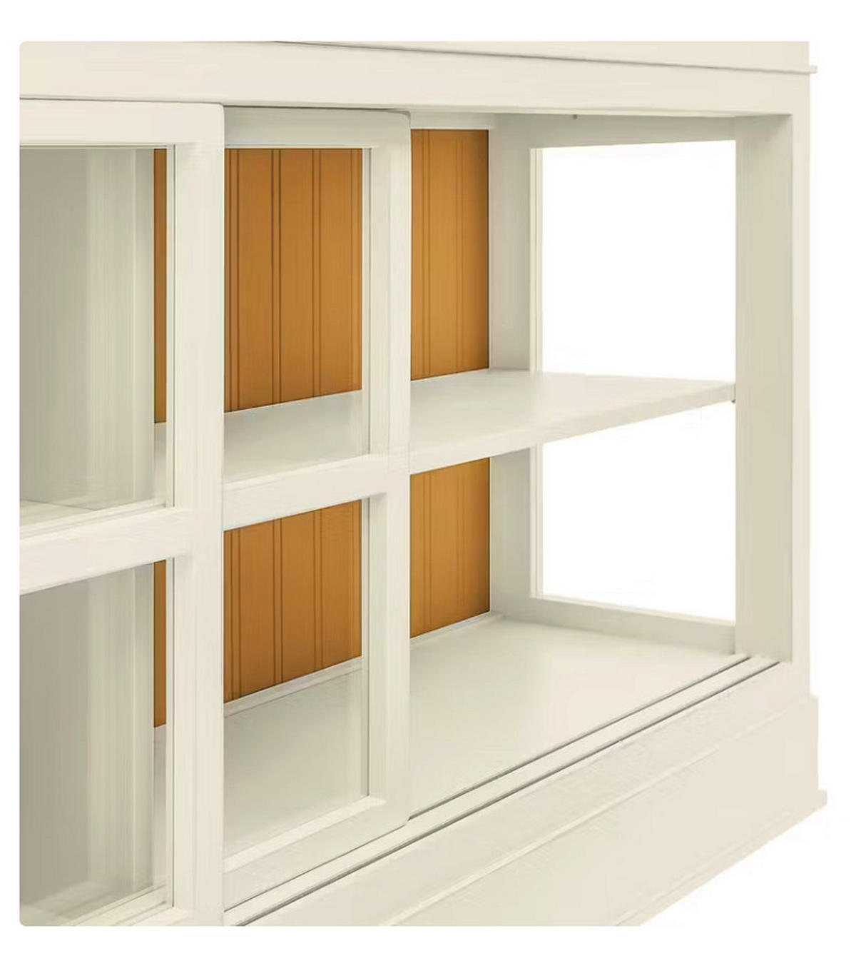 SIDEBOARD UrbanClass  in 190,5/82/49 cm  - Weiß/Honig, LIFESTYLE, Glas/Holz (190,5/82/49cm) - Livetastic