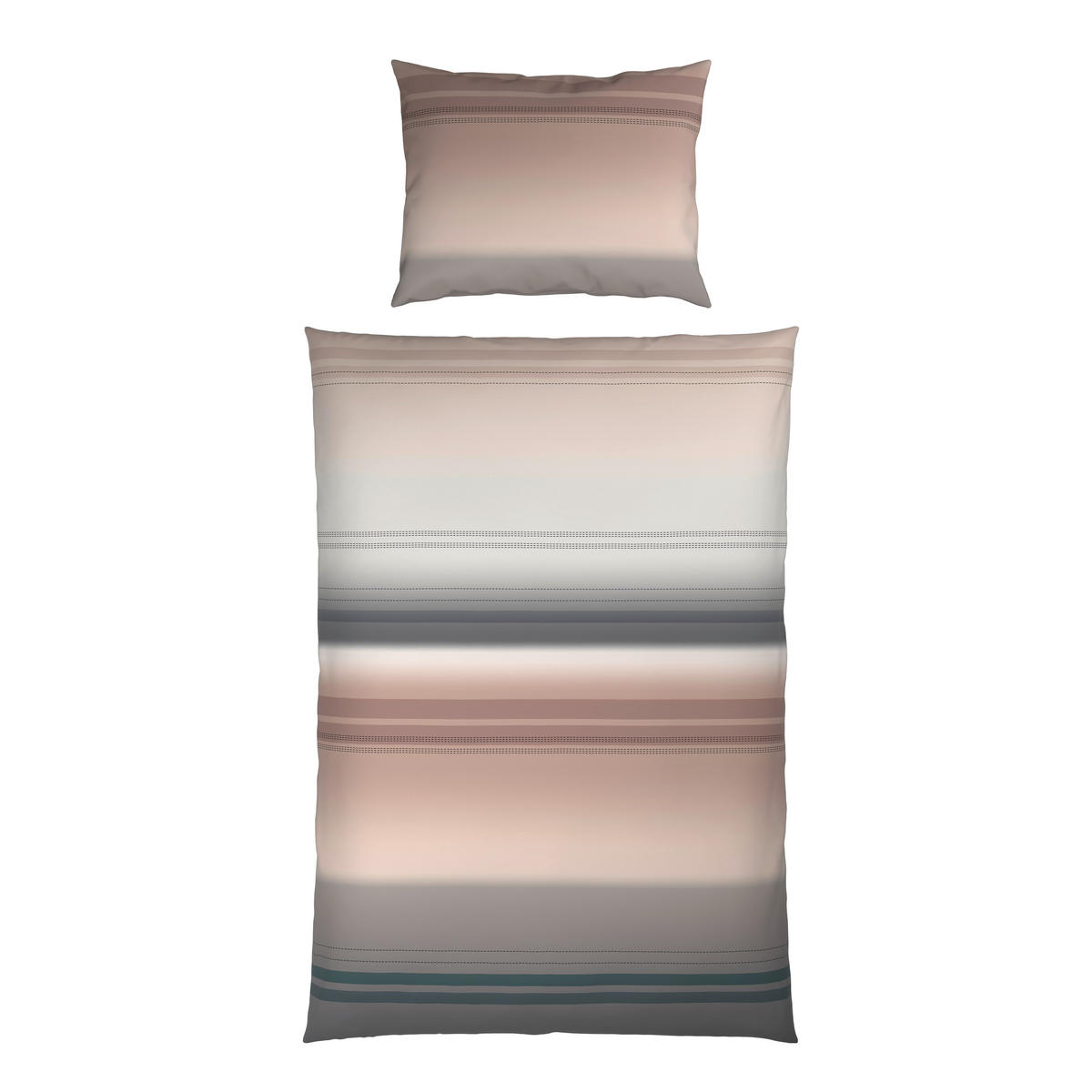 ÁGYNEMŰHUZAT-GARNITÚRA 140/200 cm  - taupe, Konventionell, textil (140/200cm) - Novel