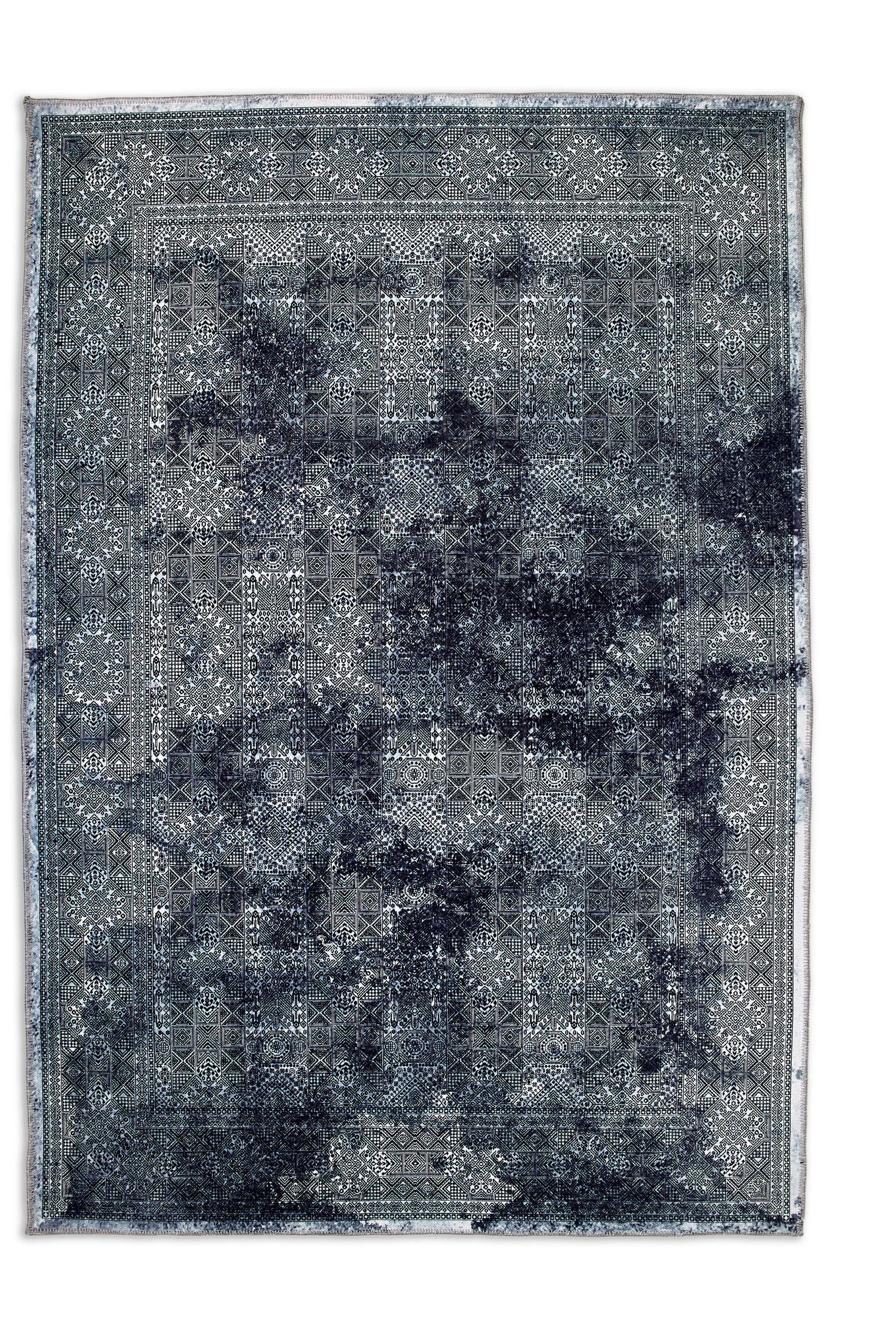 FLACHWEBETEPPICH 200/280 cm Piper Anthrazit, Schwarz rechteckig  - Anthrazit/Schwarz, Basics, Textil (200/280cm) - Astra