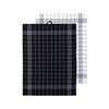 KÖKSHANDDUK svart, vit  - vit/svart, Basics, textil (37/26/0,85cm) - Best Price