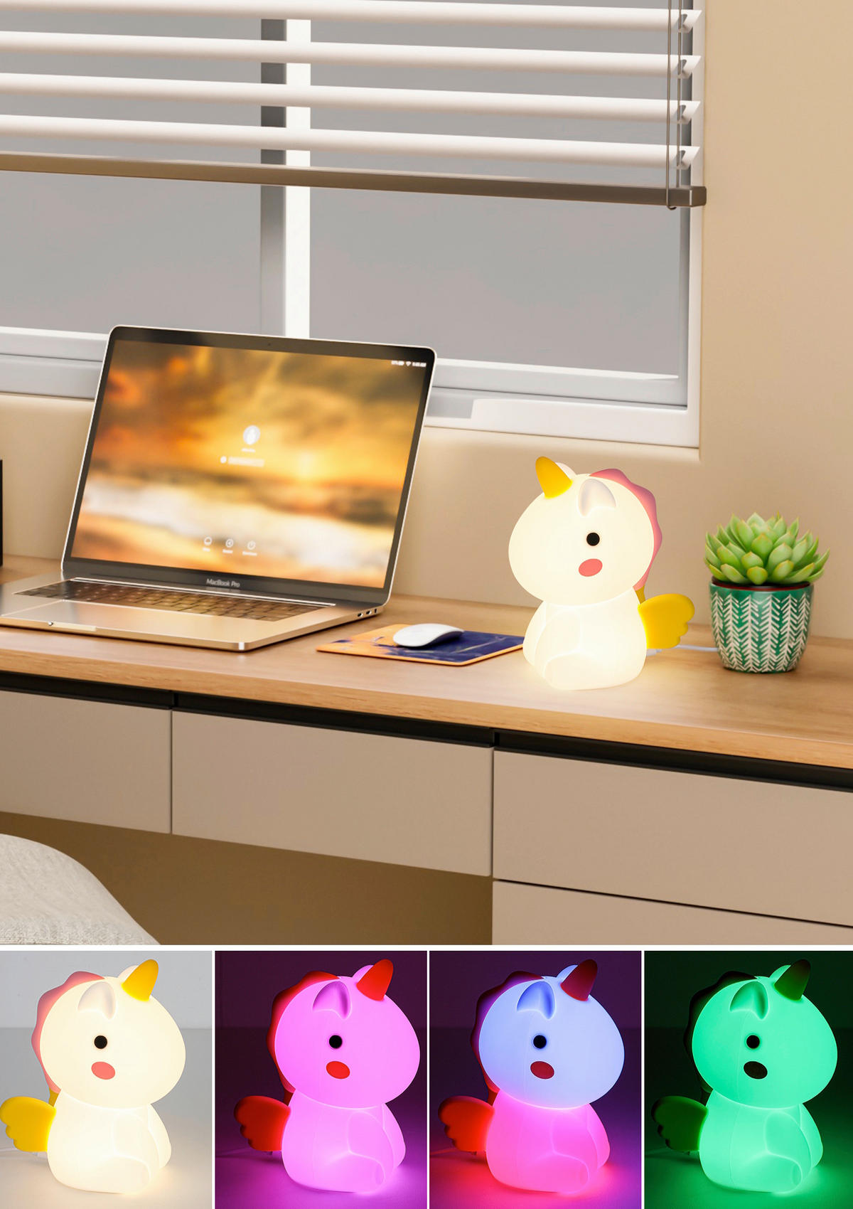 NOČNÍ SVĚTLO, 7,9/10,7/14 cm - bílá, Trend, plast (7,9/10,7/14cm) - Novel