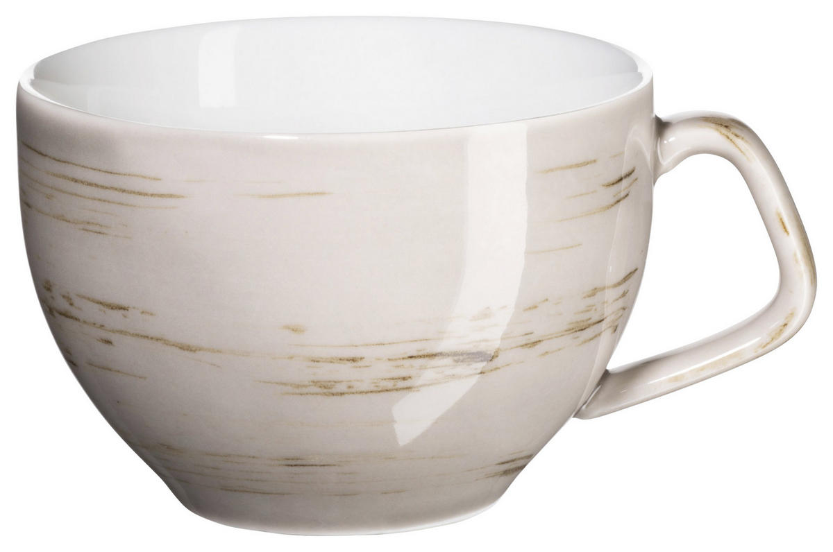 KAFFEETASSEN SET DERBY 8-teilig  - Blau/Beige, Basics, Keramik (40/30/20cm) - Mäser