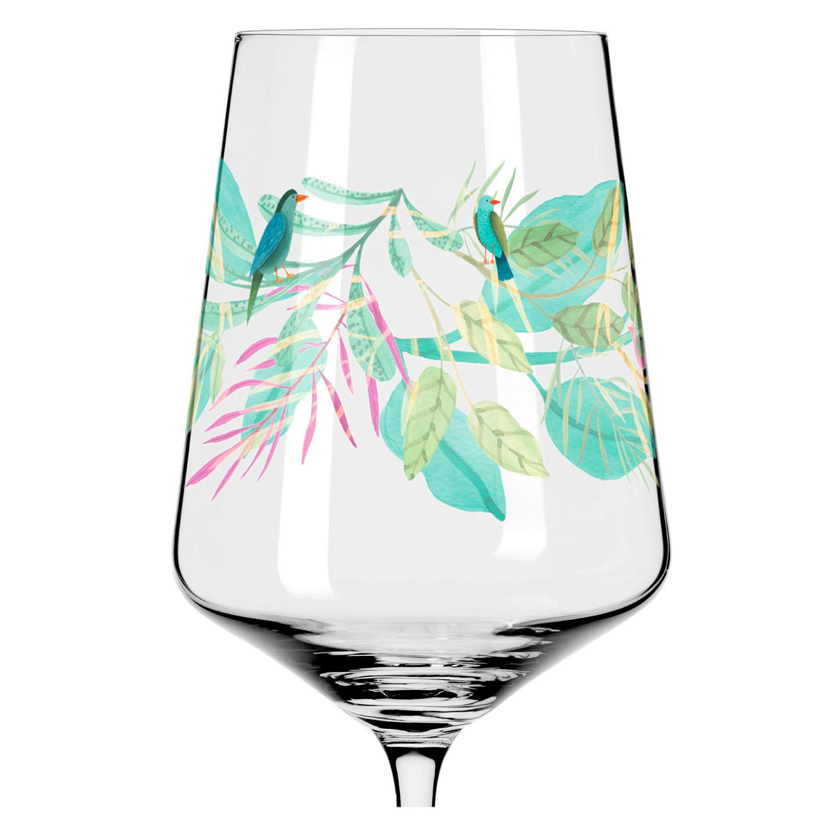 SPRITZERGLAS 544 ml  - Rosa/Grün, LIFESTYLE, Glas (9,3/22,5/9,3cm) - Ritzenhoff