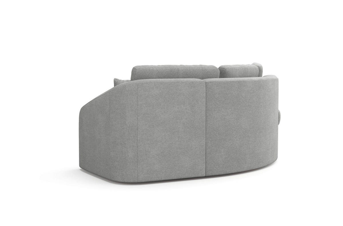 ECKSOFA in Mikrofaser Grau  - Schwarz/Grau, Modern, Kunststoff/Textil (230/266cm) - Sit & More