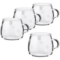 SET KAFFEMUGGAR 4 delar  - transparent, Basics, glas (9,5/7cm) - Dorre
