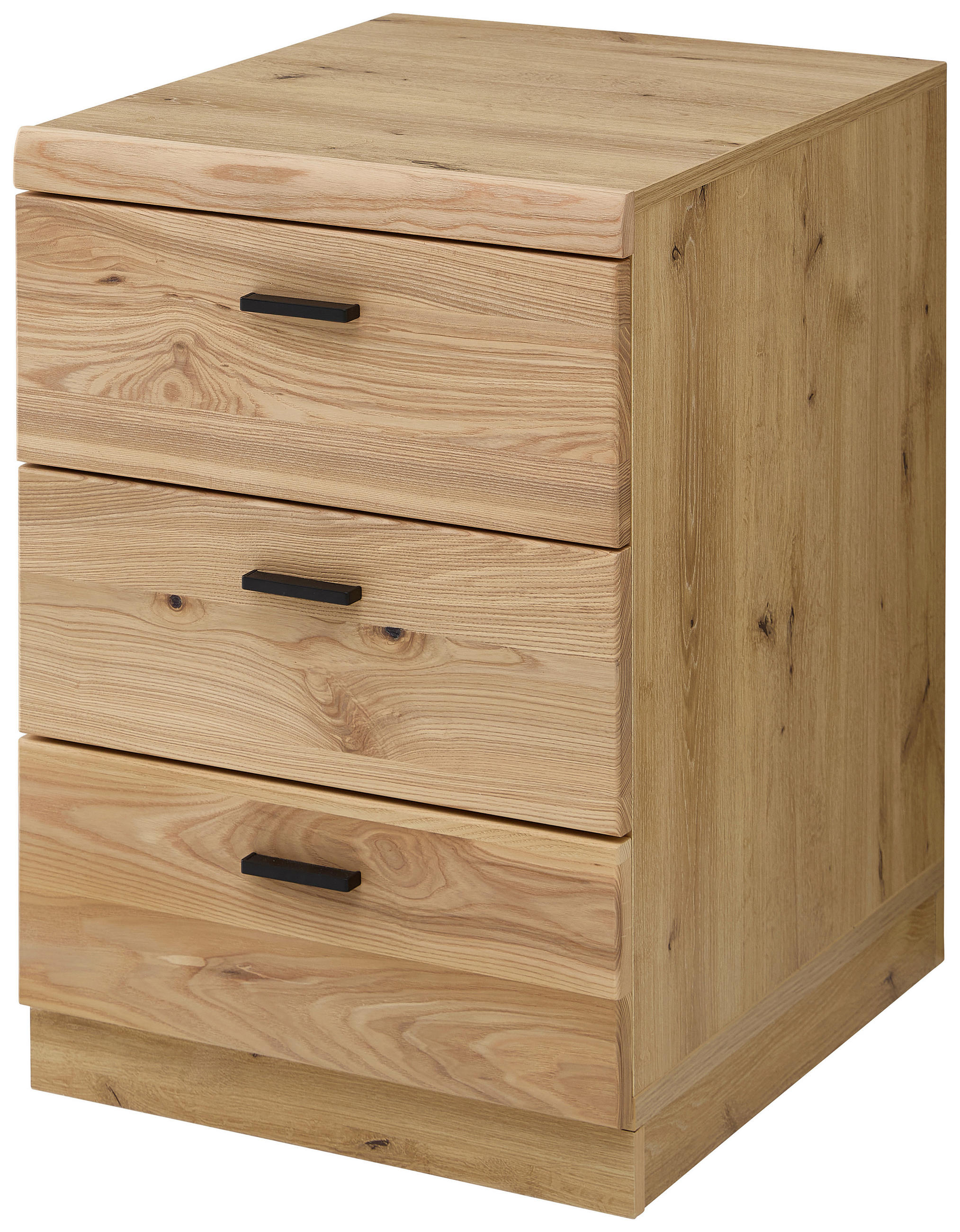 ROLLCONTAINER Eiche Artisan  - Schwarz/Eiche Artisan, KONVENTIONELL, Holzwerkstoff/Kunststoff (45/66/55cm) - Stylife