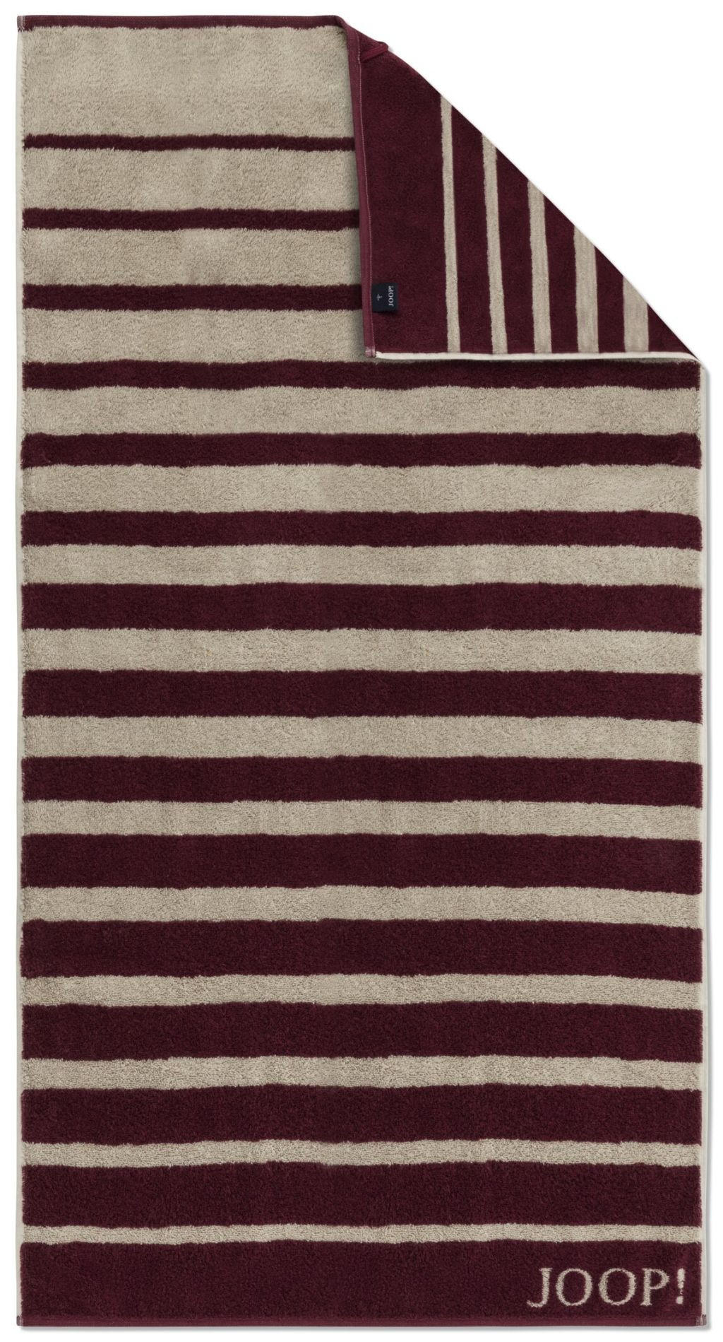 DUSCHTUCH 80/150 cm SELECT SHADE  - Rot, Basics, Textil (80/150cm) - Joop!