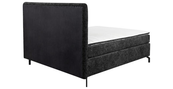 BOXSPRINGBETT 160/200 cm  in Schwarz  - Schwarz, Design, Textil/Metall (160/200cm) - Esposa