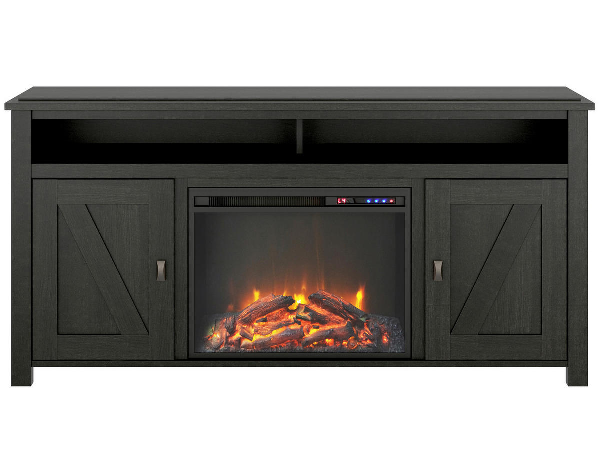 LOWBOARD Farmington  in 151/40/75 cm  - Schwarz, Design, Holzwerkstoff/Metall (151/40/75cm) - MID.YOU