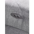 ECKSOFA  in Flachgewebe Hellgrau  205/300 cm  - Hellgrau/Schwarz, KONVENTIONELL, Textil/Metall (205/300cm) - Carryhome